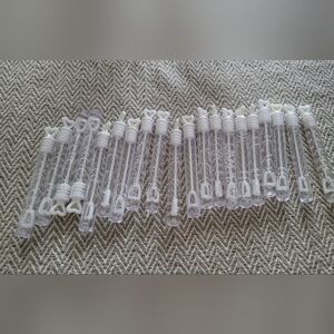 Bubble wands with heart handle. Set of 20